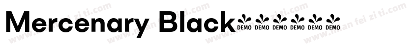 Mercenary Black字体转换